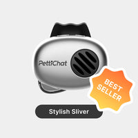 Pettichat Pet Translator collar in Silver
